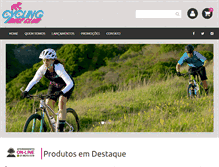 Tablet Screenshot of cycling.com.br